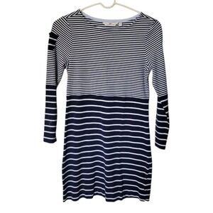 Vineyard Vines Mixed Stripe Long-Sleeve Knit Dress Size XXS